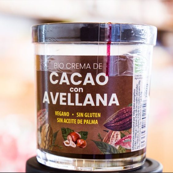 Sol Natural Bio crema de untar de chocolate con avellanas vegano y sin gluten