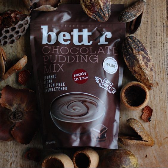 Preparado orgánico para pudding de Bett'r sabor chocolate