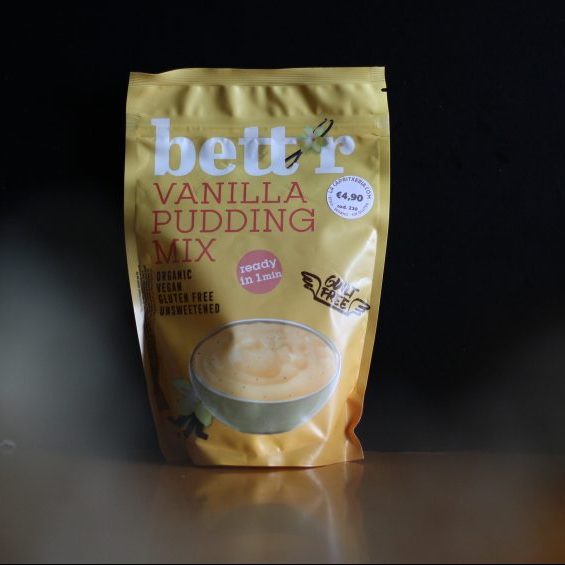 Preparado orgánico para pudding de Bett'r sabor vainilla