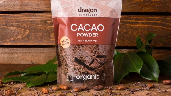 Cacao puro de Dragon Superfoods vegano y sin gluten