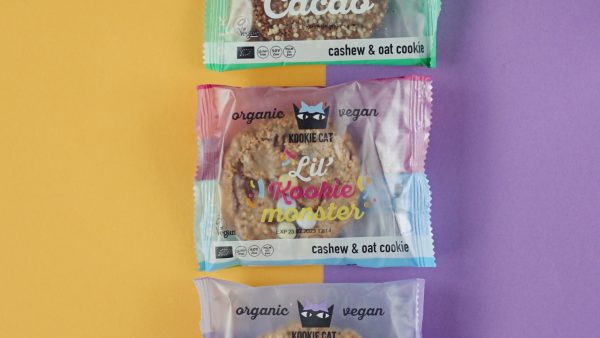 Kookie cat galletas veganas y sin gluten sabor Lil' Monster lacasitos