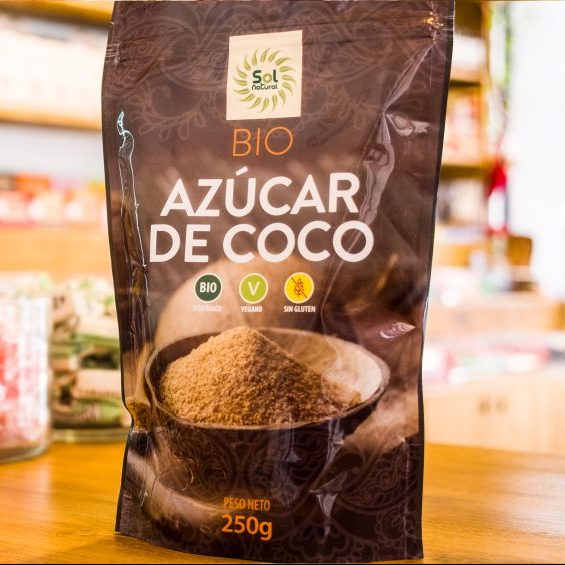 Azúcar de coco Bio Sol Natural vegano y sin gluten