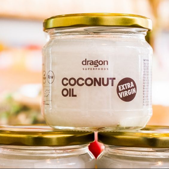 Aceite de coco Dragon Superfoods extra vírgen vegano y sin gluten