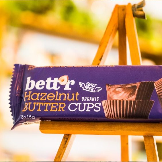 Bett'r bombones de chocolate rellenos avellana cremosa vegano y sin gluten