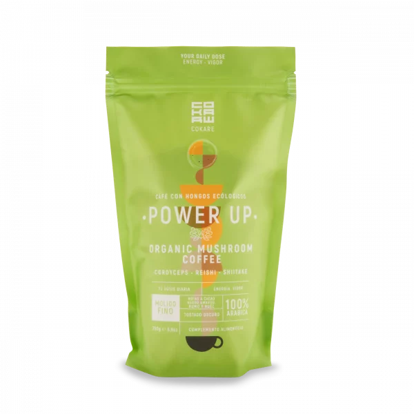 Café POWER UP con hongos eco funcionales molido de Cokare