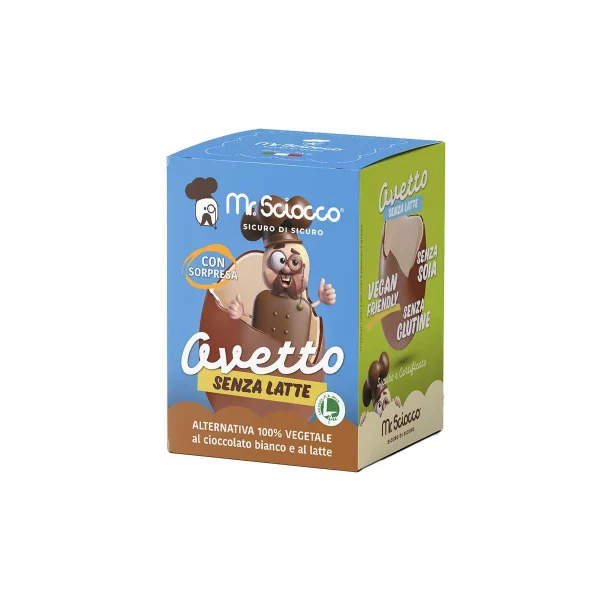 Huevo de Pascua DUO de chocolate blanco y negro MINI