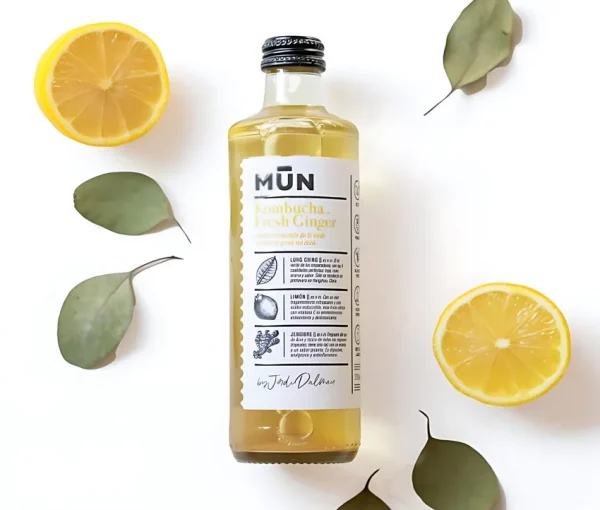 Kombucha Bio Minty Peach de Mun